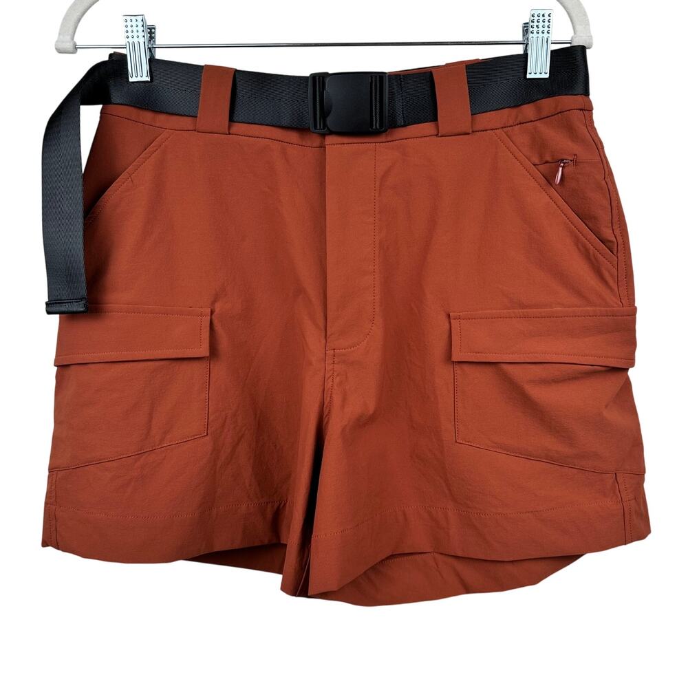 Alder Apparel Women's Take a Hike Shorts 2.0 Belted Utility in Clay Med Gorpcore